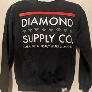 Diamond Supply Co Black Crewneck Sweater